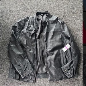 Simple Black Leather Jacket
